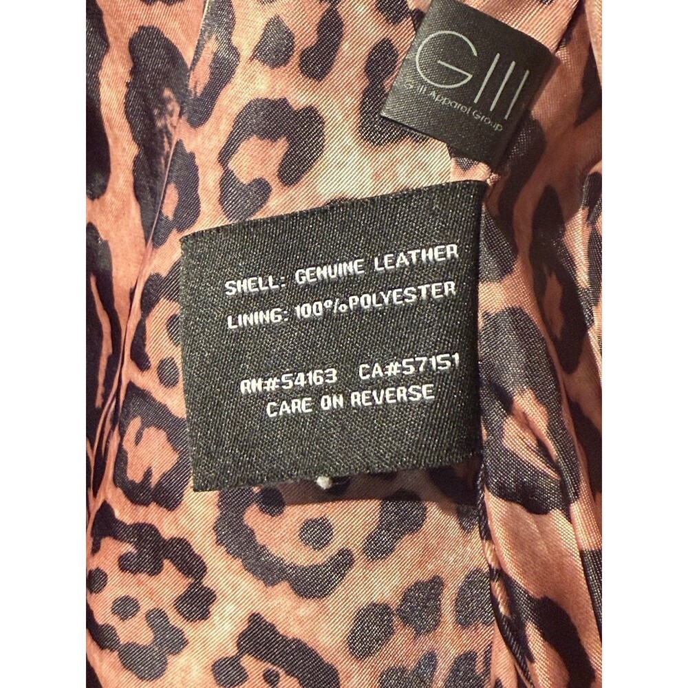 RARE-Black Rivet Wilson Leather Moto Jacket Y2K M Cognac Brown Genuine Biker - Picture 11 of 16